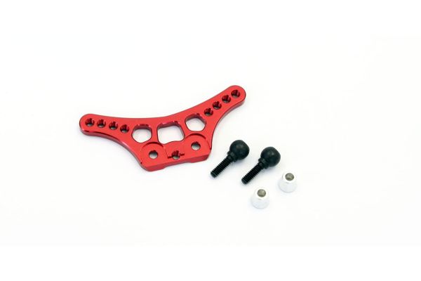 DIS - MBW015RB Aluminum Front Shock Stay (Red) MBW015R