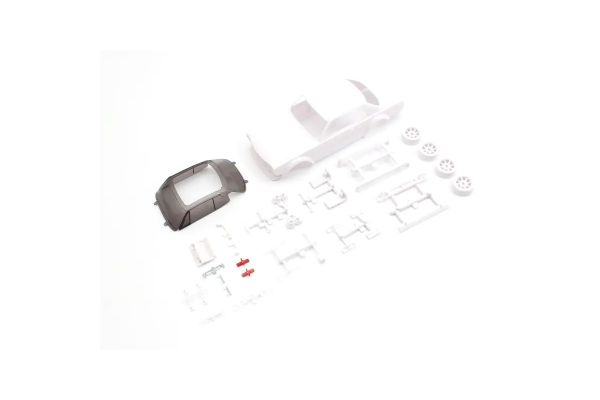 NISSAN SKYLINE 2000GT-R (KPGC10) Tuned Ver. White Body set (w/Rim for AWD) MZN216