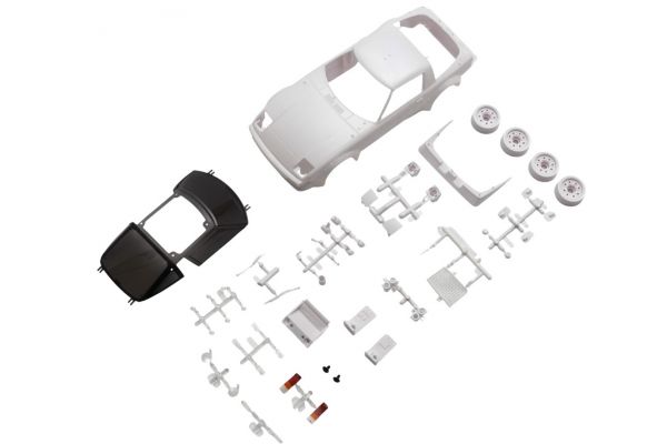 MAZDA RX-7 SA22C White Body set w/rim  MZN235