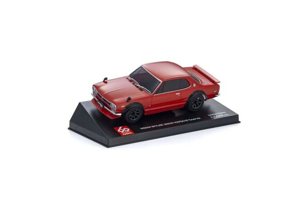 安い在庫あ京商 NISSAN SKYLINE 2000 GT-R （KPGC10) #6 ハコスカ レーシングカー レッド／ホワイト 1:18スケールモデルカー 乗用車