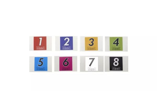 Mini-Z Car Number (No.1-8/50set) MZW129