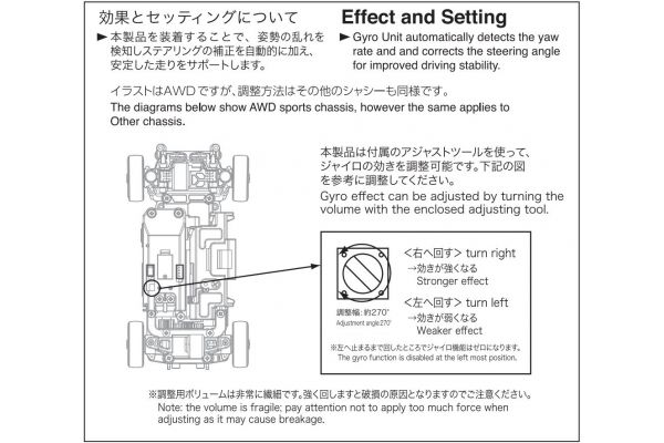 Gyro unit set(for R/C Unit) MZW446 - KYOSHO RC
