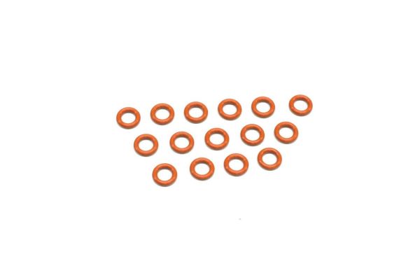 Silicone O-Ring(P6/Orange) 15Pcs ORG06B