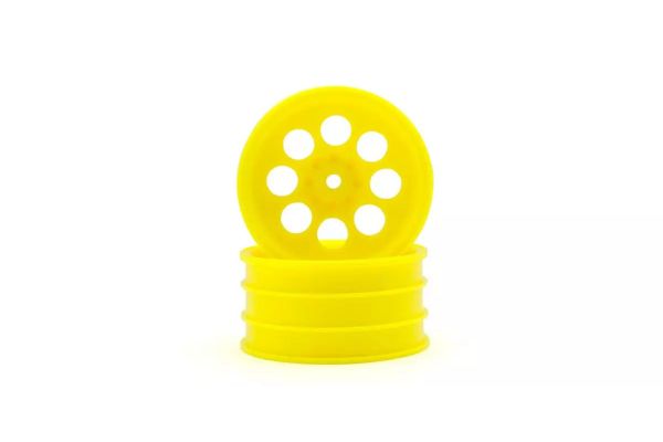 8Hole Wheel 50mm (Front/Yellow/2pcs/Turbo Optima Mid SP) OTH249Y