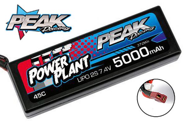 PEK00545 Power Plant 5000 Deans 7.4V 45C