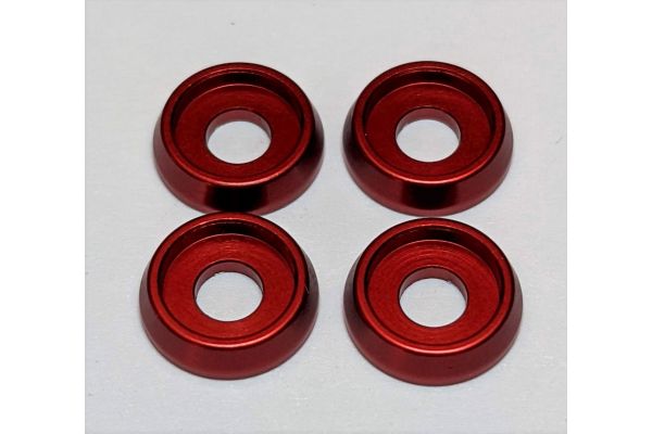 AMR026R M3 Screw Washer (Red/4pcs)