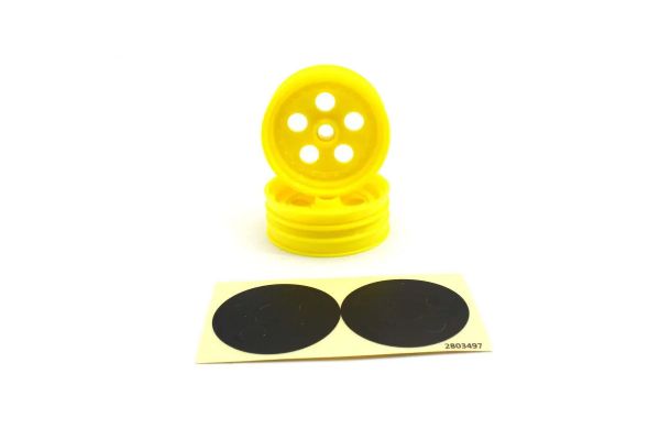 Front Wheel (Yellow/2pcs/Tomahawk) SCH007Y