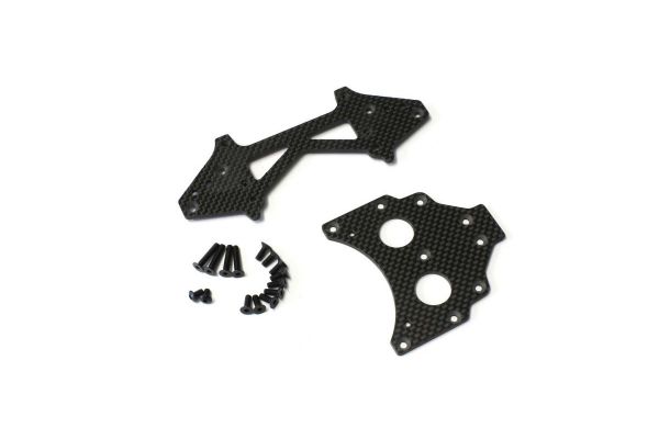 Long WB Rear Plate set (273mm/Carbon) SCW022B