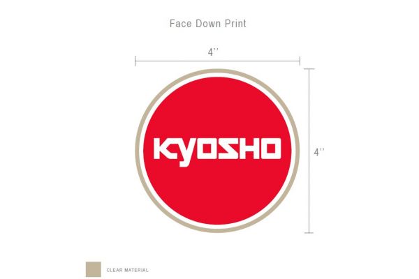 KA6003 Static Cling Circle Kyosho 4