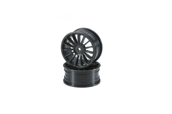 Wheel(15-Spoke/Black/24mm/2pcs) VZH003BKB