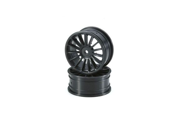 Wheel(15-Spoke/Black/24mm/2pcs) VZH003BK