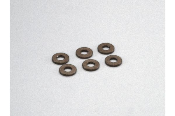 Aluminum Collar (3x7x1mm/Gunmetal/6pcs) W0145GM