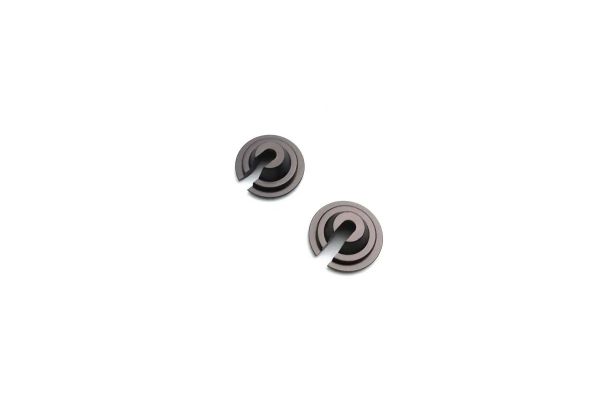 LD Aluminum Spring Seat (14mm/Gunmetal/2pcs) W5308-01B