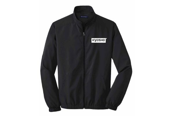 Box Logo Full Zip Windbreaker Black Small KA7003BK-S
