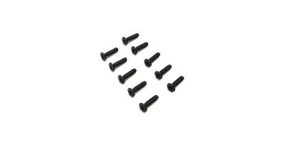 TP Flat Head Screw(M3x12/Hex/10pcs) 1-S33012TPH