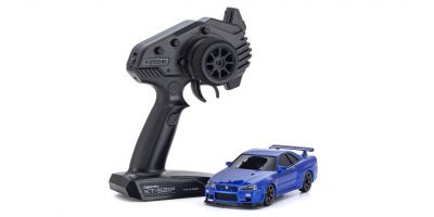 MINI-Z AWD NISSAN SKYLINE GT-R R34 V.specⅡNur Metallic Blue 32658MB