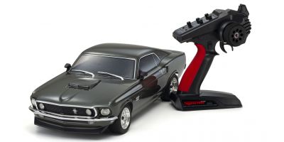 1:10 Scale Radio Controlled Electric Powered 4WD FAZER Mk2 FZ02L Series readyset 1969 Ford Mustang Boss 429 Black Jade 34437T1