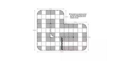 Mini-Z Carpet Track 50 Expansion Set (44pcs) 87212