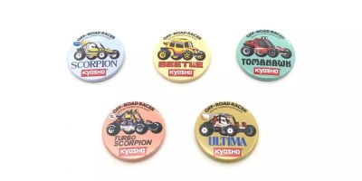 Vintage Buggy Badge 2WD Series Assortment (5 Types) 87525