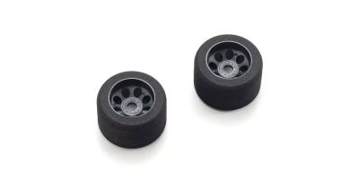 Pre-Shaped Rear Tire L25ﾟ (2pcs/Black/FANTOM EP) EFTH005BK