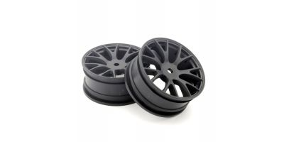 Wheel FZ02 (Muscle Car /Black) (2pcs) FAH701BK