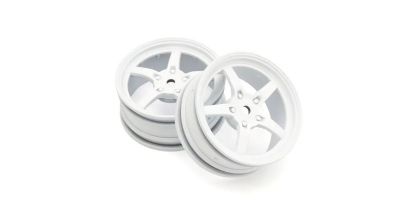 5-Spoke Racing Wheel (White / 2pcs) FAH705W