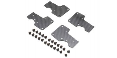 Carbon Rear Lower Sus. Plate Set(MP11) IFW706