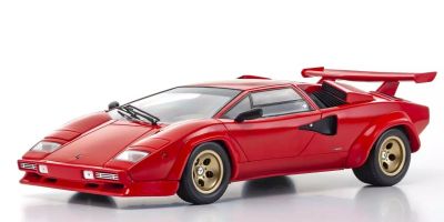 KYOSHO ORIGINAL 1/18scale Lamborghini Countach LP5000 Quattrovalvole Red/Gold Wheels 08320RBKG