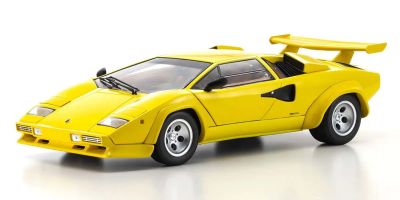 KYOSHO ORIGINAL 1/18scale Lamborghini Countach LP5000 Quattrovalvole (Yellow) 08320Y