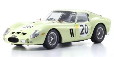 KYOSHO ORIGINAL 1/18scale Ferrari 250GTO 1962 LM #20(LIGHT GREEN) 08438E