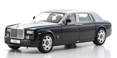 KYOSHO ORIGINAL 1/18scale Rolls-Royce Phantom EWB (Black/Silver) 08841BKS