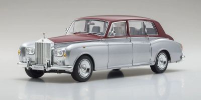 KYOSHO ORIGINAL 1/18scale Rolls Royce Phantom VI (Silver / Red) 08905SR