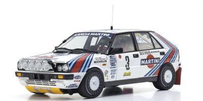 KYOSHO ORIGINAL 1/18scale Lancia Delta HF 4WD Winner Rally Monte Carlo 1988 #3 08960F
