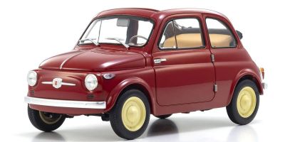KYOSHO ORIGINAL 1/18scale Fiat NUOVA 500 (Coral Red) 08966R