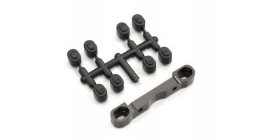 Aluminum Front Sus. Holder (FR/Gunmetal) LA390