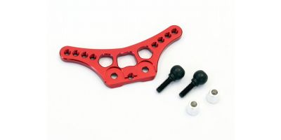 DIS - MBW015RB Aluminum Front Shock Stay (Red) MBW015R