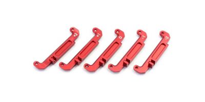 MBW027RB Setting Steering Plate Set (Red)