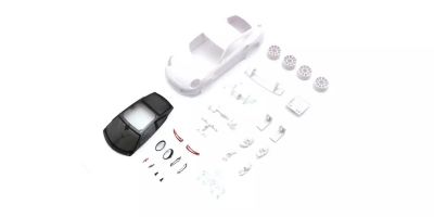 Porsche 911 GT3 RS White Body set (w/rims) MZN232