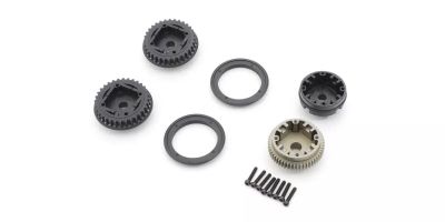 Diff Gear Case ＆ Pulley (OPTIMA Mid) OT256B