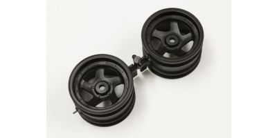 5sp Wheel 43mm (Black/2pcs/OPTIMA) OTH244BK
