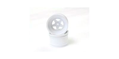 2.2" Rear Wheel (2p/White/Turbo Scorpion) SCH006WB
