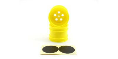 Rear Wheel (Yellow/2pcs/Tomahawk)