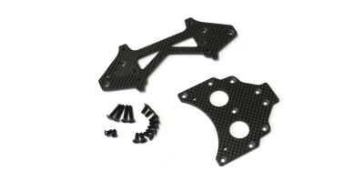 Long WB Rear Plate set (273mm/Carbon) SCW022B