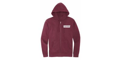 Box Logo Full Zip Hoodie Burgundy Large KA7002BG-L