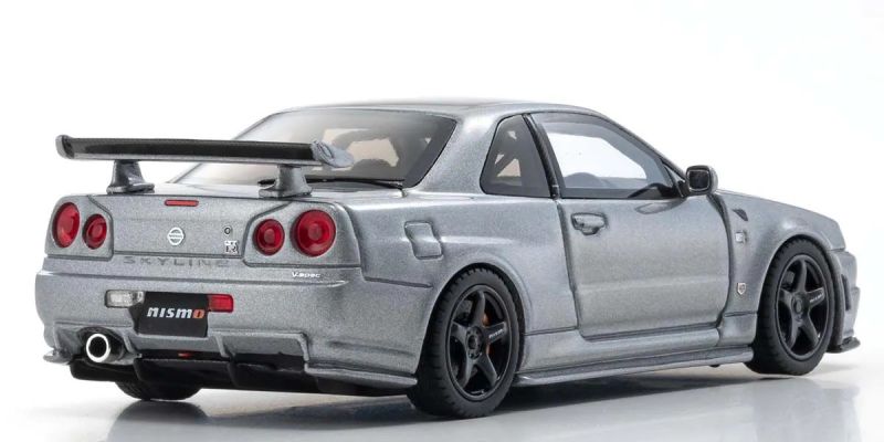 KYOSHO ORIGINAL 1/43scale Nissan Skyline GT-R R34 NISMO Grand Touring Car (Gray) KSR43106GR