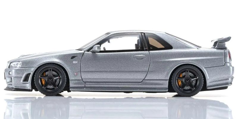 KYOSHO ORIGINAL 1/43scale Nissan Skyline GT-R R34 NISMO Grand Touring Car (Gray) KSR43106GR