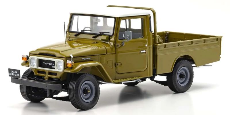 KYOSHO ORIGINAL 1/18scale Toyota Land Cruiser 40 Pickup (Olive) 08958K