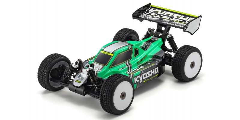 1:8 Scale Radio Controlled Brushless Powered 4WD Racing Buggy readyset INFERNO MP10e Green 34113T1S