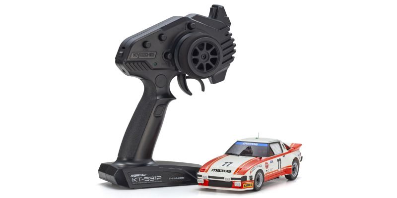 MINI-Z RWD MR-04 readyset MAZDA SAVANNA RX-7 (SA22C) "1979 DAYTONA CAR No.77" 32365R