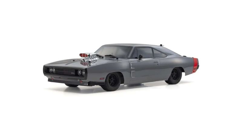 1/10 Scale Radio Controlled Electric Powered 4WD FAZER Mk2 FZ02L VE Series Readyset 1970 Dodge Charger Supercharged VE Gray 34492T1C
